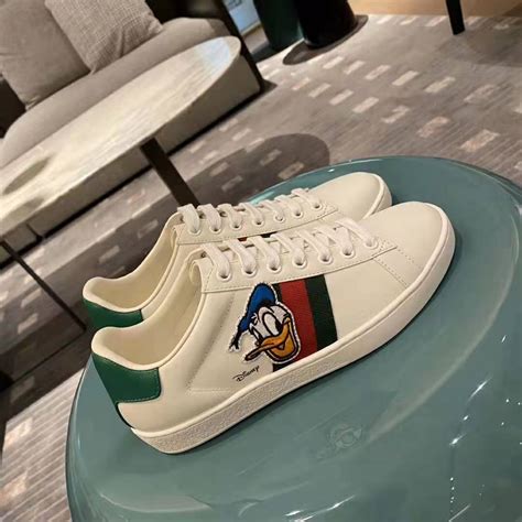 gucci ace sneakers disney|Gucci shoes donald duck.